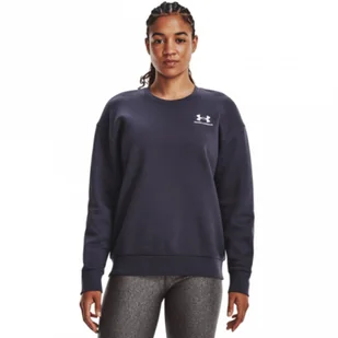 Damska bluza dresowa Under Armour Essential Fleece Crew - UNDER ARMOUR - Bluzy sportowe damskie - miniaturka - grafika 1
