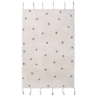 Dywany dla dzieci - Dywan kremowy w szare kropki Numi Gray 100x150 - miniaturka - grafika 1