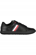 Buty sportowe męskie - Męskie buty sportowe Tommy Hilfiger czarne Kolor: czarny, rozmiar: 40 - miniaturka - grafika 1