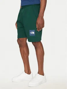 The North Face Szorty sportowe Nse Box NF0A8C1J Zielony Regular Fit - Spodenki męskie - miniaturka - grafika 1
