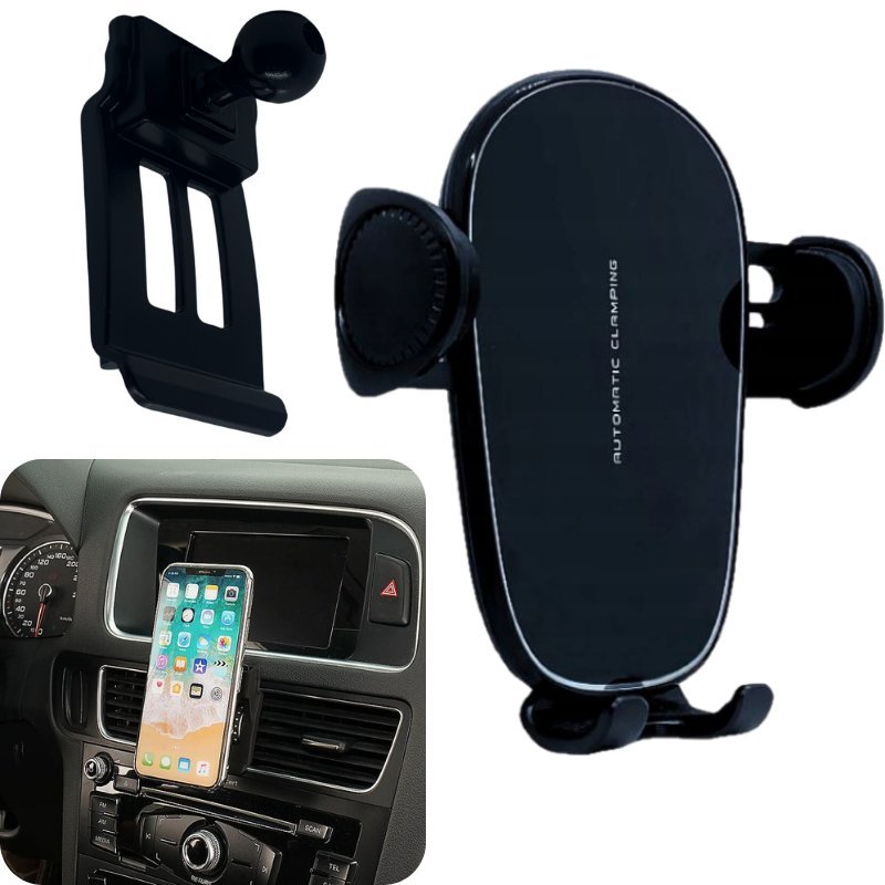 ADAPTER DO UCHWYTU NA TELEFON AUDI Q5 2010-2018 + UCHWYT PREMIUM ZESTAW