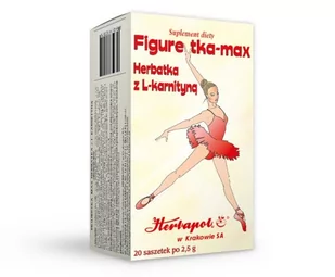 Herbapol KRAKÓW Figuretka Max Herbatka z L- karnityną, 20x2,5g - Odchudzanie i oczyszczanie - miniaturka - grafika 1