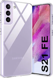 Etui na telefon Samsung Galaxy S21 FE 5G Silicone Protective TPU Case Clear Slim - Etui i futerały do telefonów - miniaturka - grafika 1