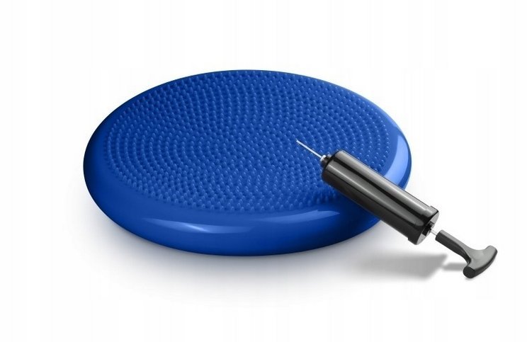 Poduszka Sensomotoryczna KOPIER Dysk Rehabilitacyjny Niebieski Duży