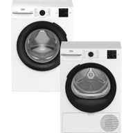 Zestawy AGD - Zestaw AGD Beko Pralka BM1WFU37225WPB 7kg + Suszarka BM3T38230WPB 8kg Slim - miniaturka - grafika 1