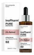 Serum do twarzy - InoPharm Odmładzajace serum do twarzy z 2% retinolem 30 ml - miniaturka - grafika 1