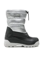 Buty dla dziewczynek - CMP Śniegowce Kids Glacey Snowboots 3Q71274J Srebrny - miniaturka - grafika 1