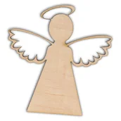 Dekoratorstwo - EKO-DECO, dekor, anioł z aureolą i ażurowymi skrzydłami - miniaturka - grafika 1