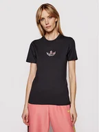 Koszulki i topy damskie - adidas T-Shirt GN3043 Czarny Standard Fit - miniaturka - grafika 1