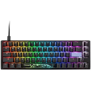 Ducky One 3 Classic Black/White SF Klawiatura Gamingowa RGB LED - MX-Speed-Silver (US) - Klawiatury - miniaturka - grafika 1