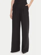 Spodnie damskie - BOSS Spodnie palazzo C_Tiwi2 50545580 Czarny Wide Leg - miniaturka - grafika 1