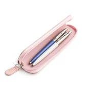 Zestawy piśmiennicze - Zestaw prezentowy długopis Parker Jotter Originals Niebieski i Perłowy z różowym etui - miniaturka - grafika 1