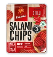 Kiełbasa i wędliny - Salami Chips Chilli 60G Sokołów - miniaturka - grafika 1