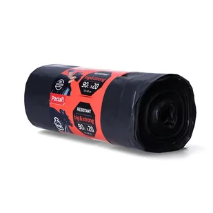 Worki Na Śmieci Czarne Super Mocne 90L 20 Sztuk - Worki na śmieci - miniaturka - grafika 1