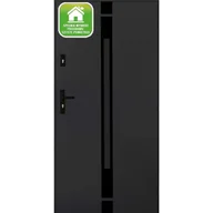 Drzwi zewnętrzne - PANTOR Drzwi zewnętrzne stalowe Silves antracyt 90P - miniaturka - grafika 1
