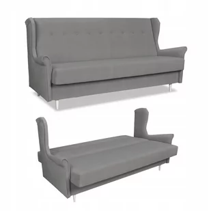 Kanapa sofa Uszak ARI rozkładana wersalka spania łóżko Family meble szara - Sofy i kanapy - miniaturka - grafika 1