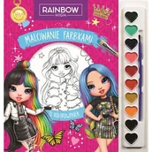 Kolorowanki, wyklejanki - Malowanie farbkami. Rainbow High - miniaturka - grafika 1