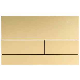 Rea Przycisk typu T do stelaża podtynkowego WC Złoty Szczotkowany - Stelaże i zestawy podtynkowe do WC - miniaturka - grafika 1