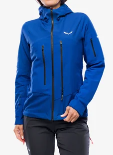Kurtka softshell damska Salewa Ortles DST Jacket - electric - Kurtki narciarskie - miniaturka - grafika 1