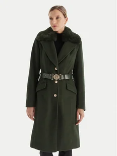 Guess Płaszcz przejściowy W5BL25 W2672 Zielony Regular Fit - Płaszcze damskie - miniaturka - grafika 1