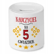 Skarbonki - Dla Nauczyciela Skarbonka na Urodziny na Prezent z Nadrukiem ze Zdjęciem - miniaturka - grafika 1
