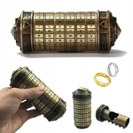 Puzzle - 2x KOD DA VINCI KRYPTEKS Z PIERŚCIENIAMI CRYPTEX GIFT PREZENT URODZINOWY - miniaturka - grafika 1