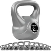 Kettlebell - MOVIT Kettlebell Hantle szare - 2 kg - miniaturka - grafika 1