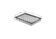 Filtry powietrza - Filtr powietrza Mahle LX 1572 - miniaturka - grafika 1