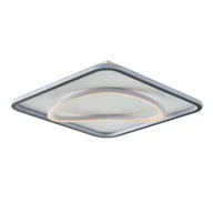 Lampy sufitowe - Kwadratowy plafon Lens MX3889-1B-3BGT Zumaline LED 32W 3000K ściemniacz biały - miniaturka - grafika 1
