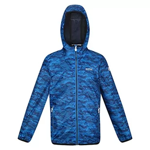 Regatta Dźwignia z nadrukiem, Imperial Blue Camo, 9 Lat - Kurtki i płaszcze dla chłopców - miniaturka - grafika 1