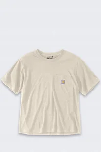Koszulka Carhartt Lightweight Oat Milk - Koszulki męskie - miniaturka - grafika 1