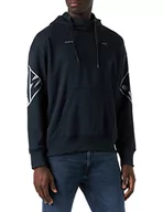 Bluzy męskie - G-STAR RAW Męska bluza z kapturem, niebieska (Salute A613-C742), XXL - miniaturka - grafika 1