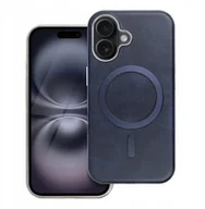 Etui i futerały do telefonów - Futerał GENTLEMAN MAG COVER kompatybilny z MagSafe do IPHONE 15 PRO granatowy - miniaturka - grafika 1