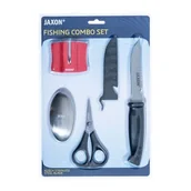Noże - Zestaw wędkarski 101X nóż 20 cm + akcesoria Jaxon - miniaturka - grafika 1