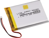 Ładowarki i akumulatory - Akumulator Li-Poly 3500mah 3.8V JST754663 - miniaturka - grafika 1