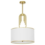 Lampy sufitowe - GLAMOUR LAMPA WISZĄCA BIAŁA ZANETTI TRIO - miniaturka - grafika 1