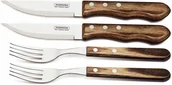 Zestawy sztućców - TRAMONTINA Sztućce do steków 4 ele. JUMBO POLYWOOD - miniaturka - grafika 1
