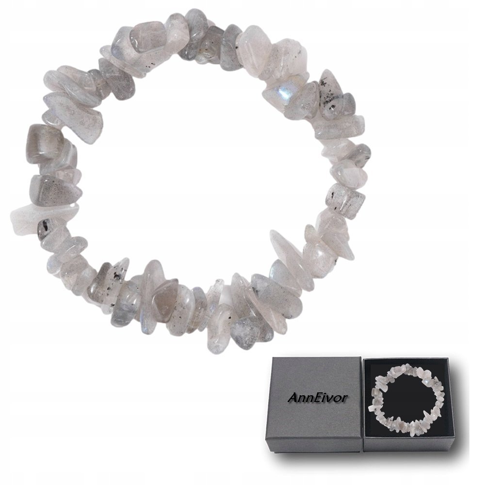 Bransoletka Uniseks Kamień Naturalny Labradoryt Koraliki 5-8 mm Regulowana