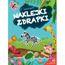 Naklejki zdrapki. Przyroda - Kolorowanki, wyklejanki - miniaturka - grafika 1