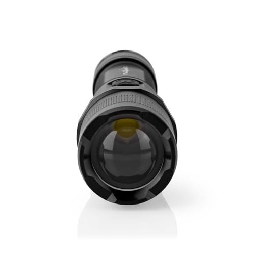 Latarka LED - zasilanie bateryjne - 3,7 V DC - 10 W - Wbudowane baterie litowo-jonowe w zestawie - Możliwość ponownego ładowania - Znamionowy strumień świetlny: 1000 lm - Zakres światła: 110 m - Kąt
