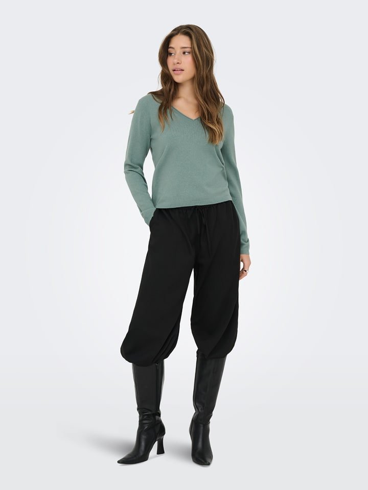 ONLY Sweter w kolorze zielonym