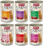 Mokra karma dla kotów - Animonda Cat Carny Adult mix 6 smaków 24x400g 51498-uniw - miniaturka - grafika 1