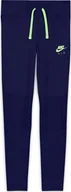 Legginsy - Nike Legginsy Nike Air Big Kids' Girls' Training Leggings DA1003 492 DA1003 492 granatowy L 147-158cm - miniaturka - grafika 1