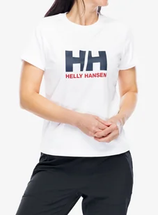 Koszulka z nadrukiem damska Helly Hansen HH Logo T-Shirt 2.0 - white - Koszulki i topy damskie - miniaturka - grafika 1
