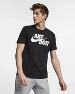 Koszulki męskie - Koszulka męska Nike T-shirt czarny DX1989-010 r. M - miniaturka - grafika 1