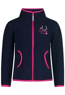 SALT AND PEPPER Dziewczęca kurtka polarowa Horse, Granatowy (True Navy), 104/110 cm - Kurtki i płaszcze dla dziewczynek - miniaturka - grafika 1