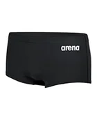 Spodenki damskie - ARENA Męskie szorty męskie Team Swim Low Waist Solid Shorts, czarno-białe, 44, czarno-biały. - miniaturka - grafika 1