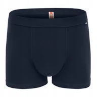 Majtki męskie - Bokserki męskie bawełniane wygodne ROCKY granatowe L Pako Jeans - miniaturka - grafika 1