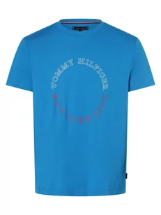 Tommy Hilfiger - T-shirt męski, niebieski - Koszulki męskie - miniaturka - grafika 1