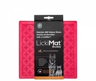 Miski dla psów - Mata LickiMat Buddy różowa dla psa i kota 20x20 cm - miniaturka - grafika 1